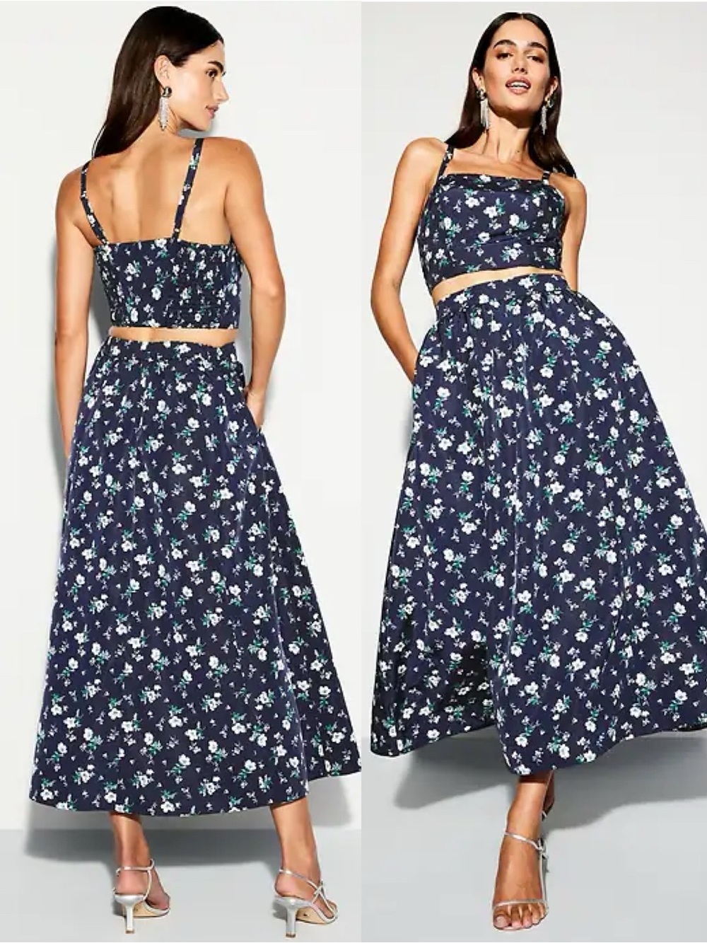 Old Navy The Occasion High-Waisted Taffeta Midi Skirt